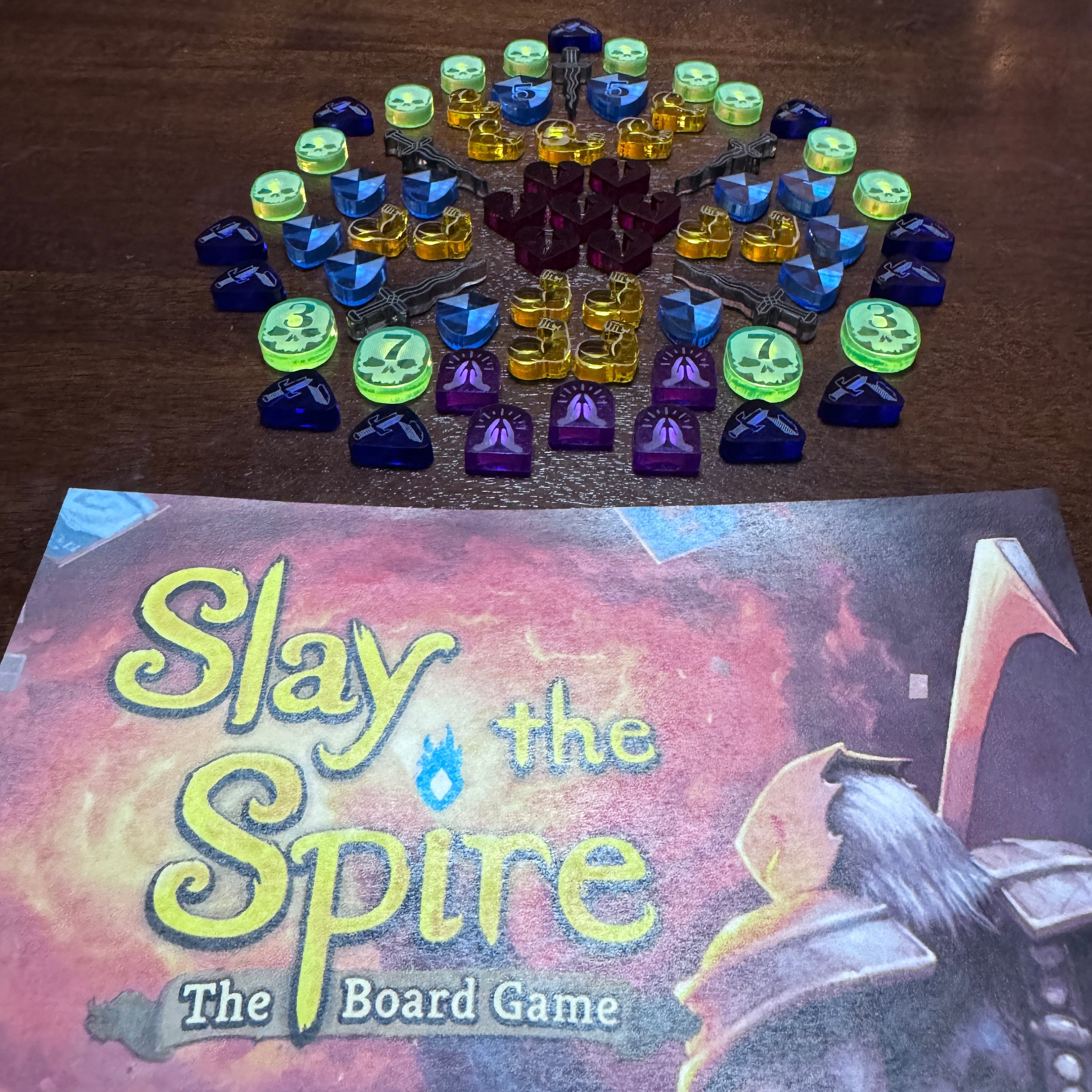 SLAY THE SPIRE ボードゲーム: アクリルトークンとキャンプファイヤーのアップグレード (非公式) - Etsy 日本