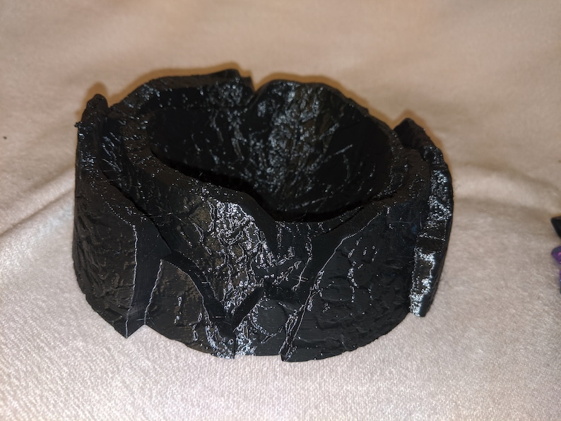 Disney Villainous black cauldron and power crystals by LaserLand.