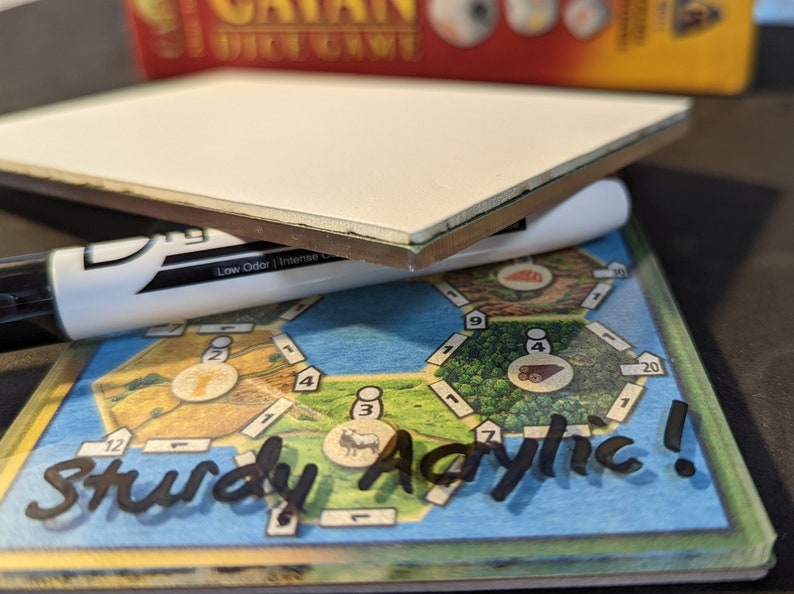 Premium Dry Erase Score Sheet for Catan Dice Game Sturdy - Etsy