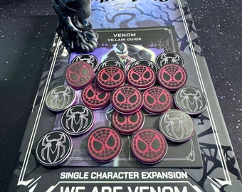 20 Venom’s Symbiote Token Upgrades for Marvel Villainous: We Are Venom expansion
