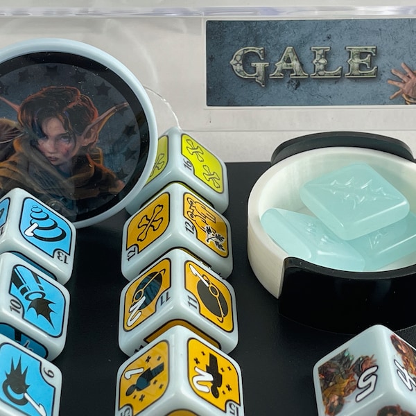 Too Many Bones: Unbreakable's Gearloc Gale upgrade token bin that fits inside the Trove Chest Gearloc trays