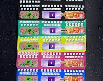 Terraforming Mars Player Mats: Dual-Layered Cube Holders - Set of 5