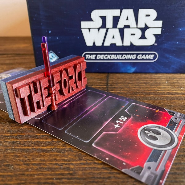 NEW! Upgraded 3d Force Marker for Star Wars: The Deckbuilding Game