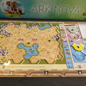 Ark Nova: Set of 2 or 4 Player Board Overlays