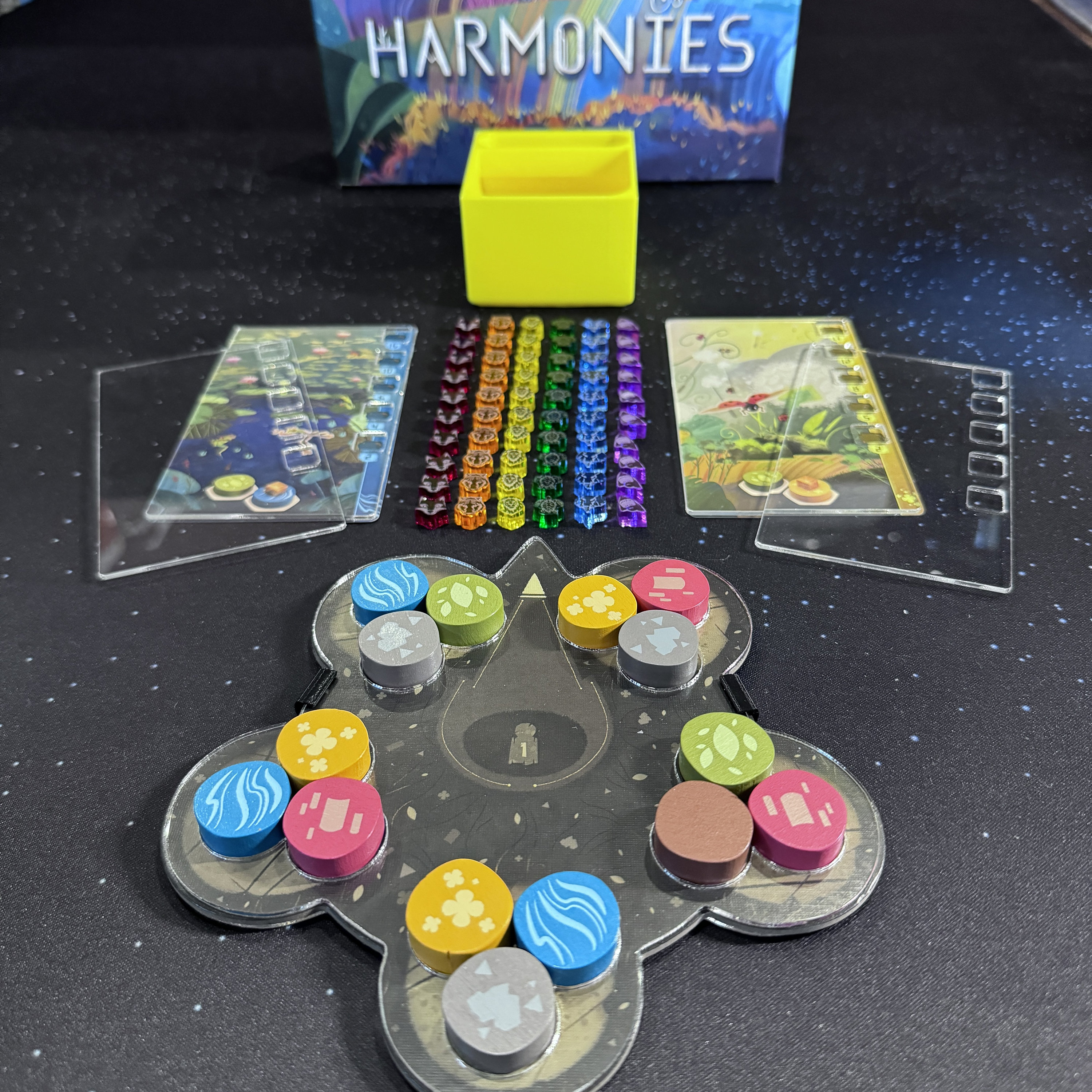 Harmonies Board Game: Acrylic Card & Central Board Overlays - Etsy Harmonies Board Game: Acrylic Card & Central Board Overlays - Etsy