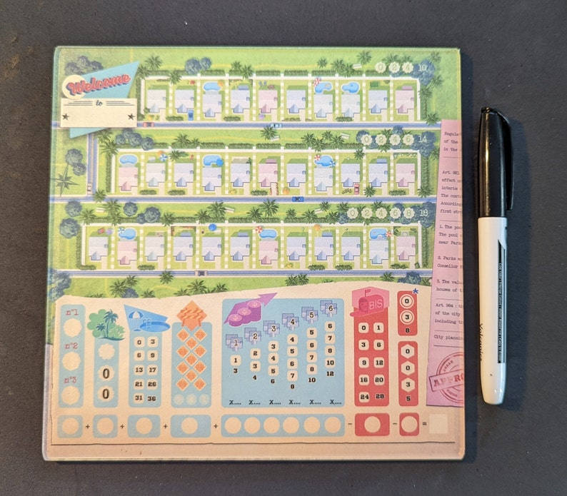 Premium Dry Erase Score Sheet for To... Etsy
