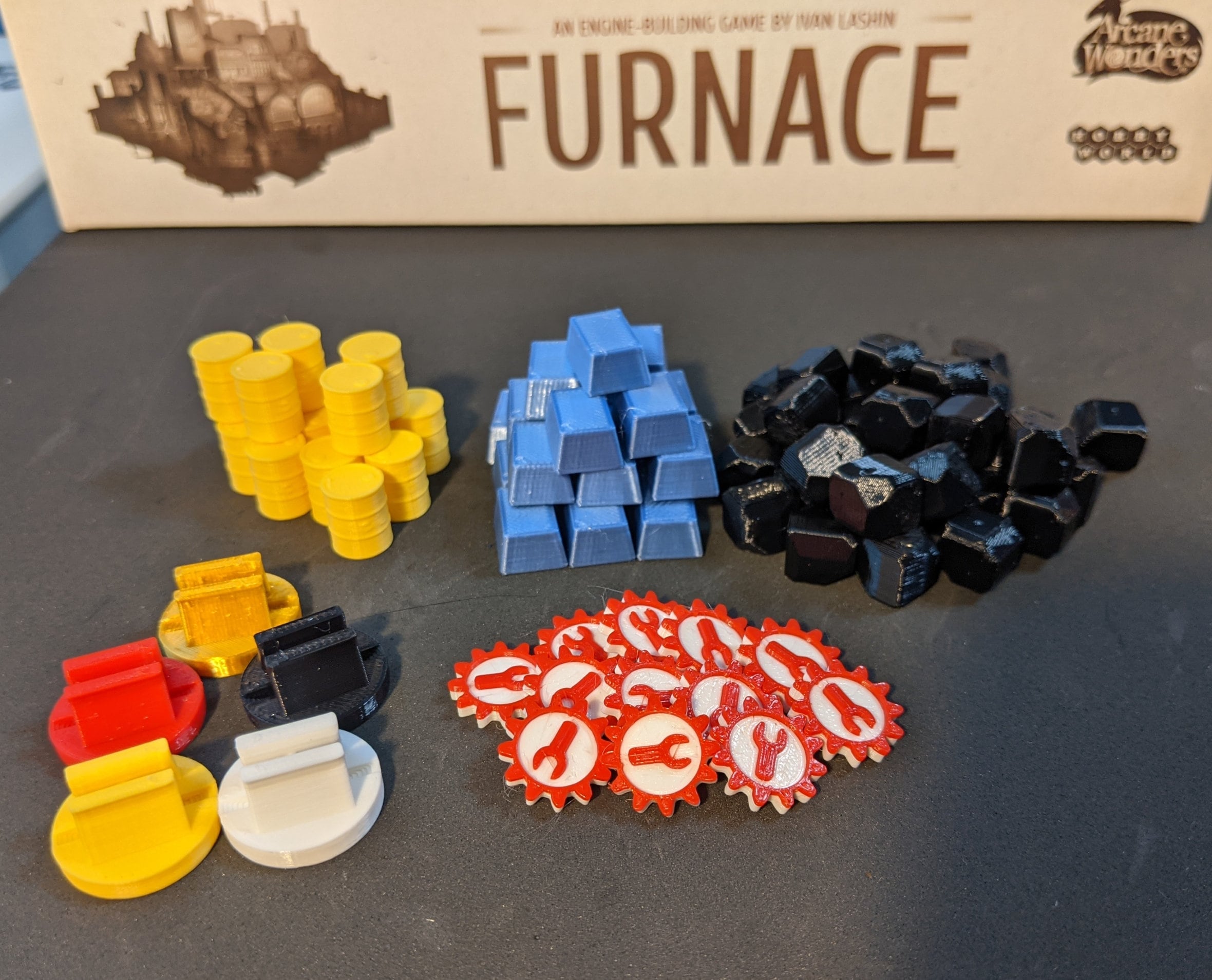 Token Upgrades for FURNACE Board Game Etsy Canada