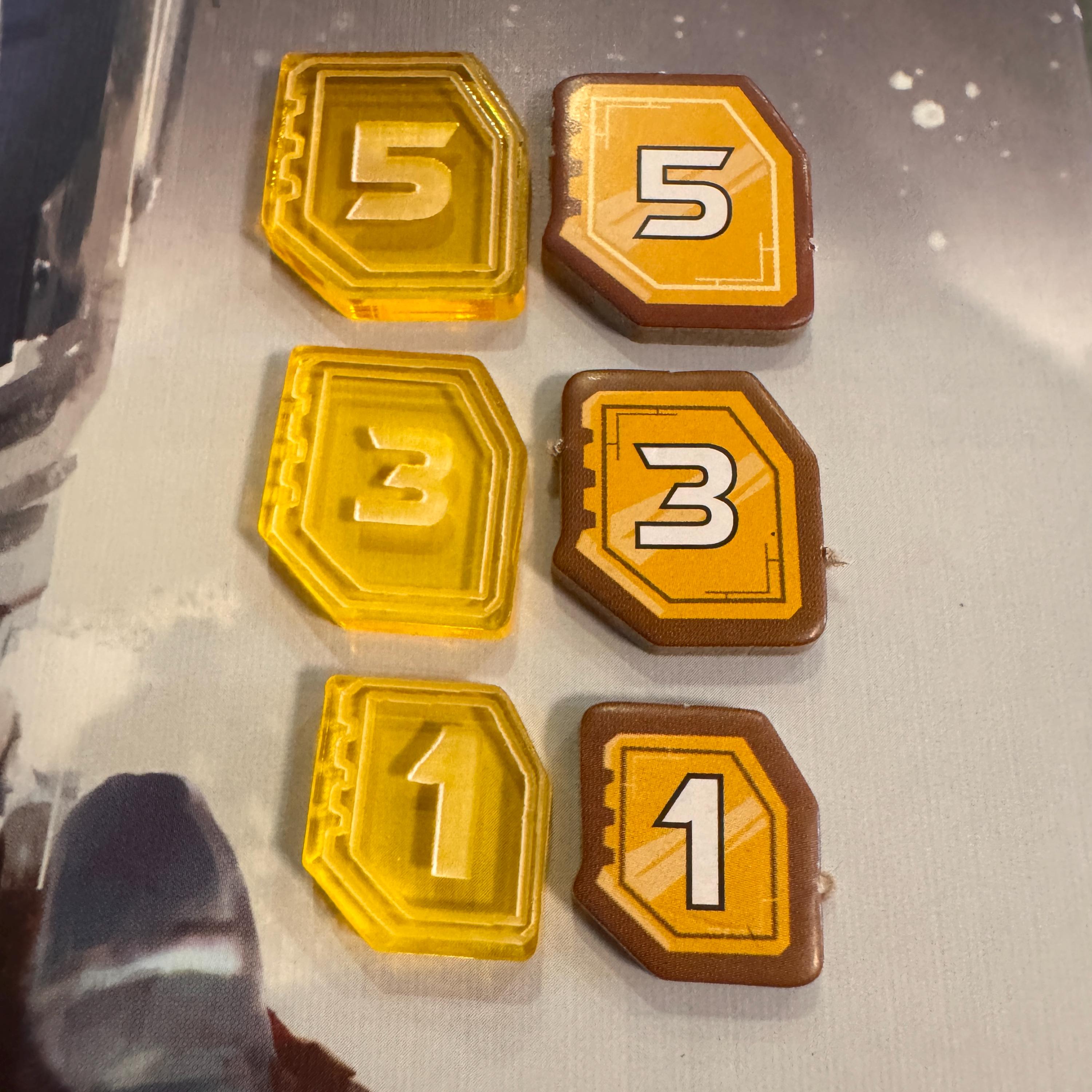Shackleton Base Board Game: Acrylic Token Upgrades (unofficial) - Etsy