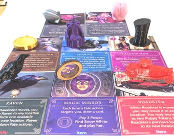 SET 1: 8 Special Movers for Villainous Cards, Complete Set of 8