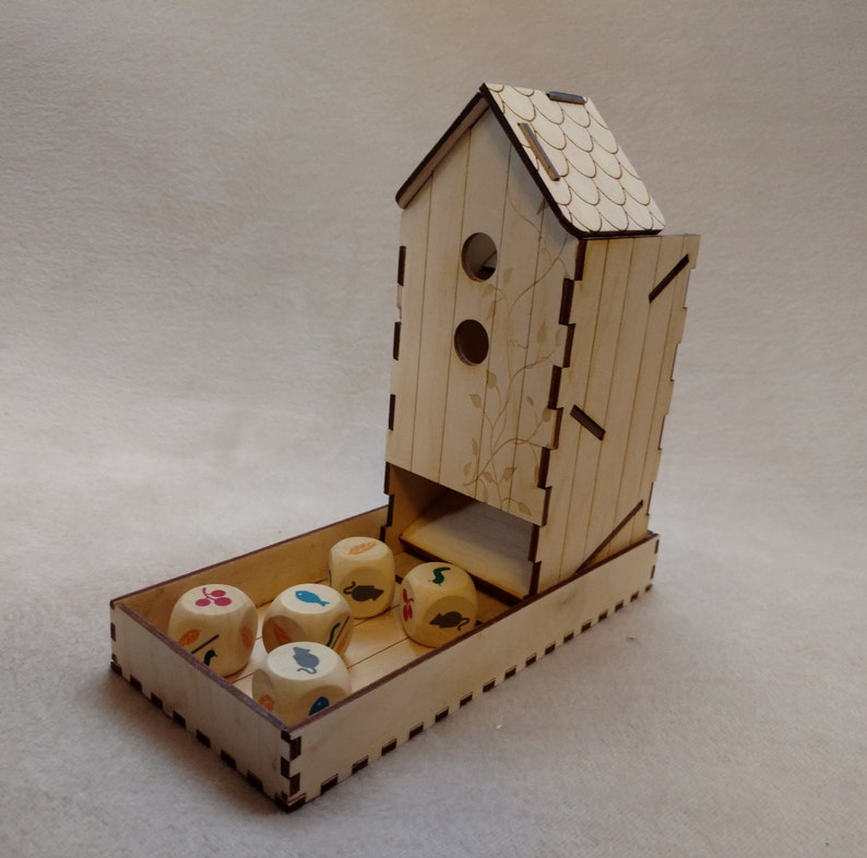 Bird House Dice Tower for Wingspan and Other Games Etsy Canada