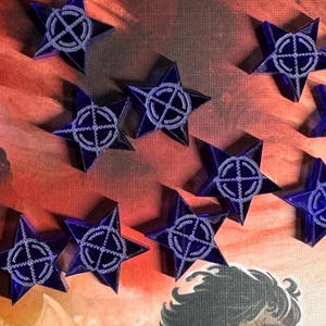 Acrylic Objective Location Tokens for Z-Man Game's Fellowship Adventure Game | Unofficial