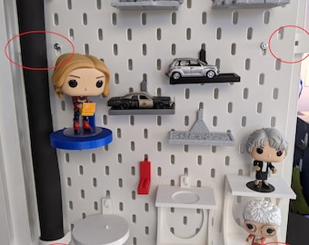 Add a Pegboard to your Cube Shelf without Making Screw Holes!