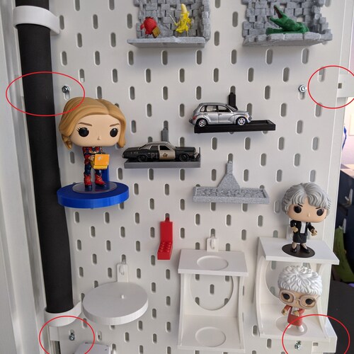 Add a Pegboard to Your Cube Shelf Without Making Screw Holes Etsy