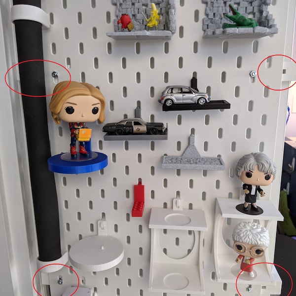 Add a Pegboard to your Cube Shelf without Making Screw Holes!