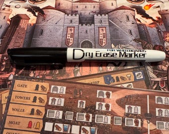 Acrylic Dry Erase Score Sheet Upgrade for "The Anarchy" Board Game