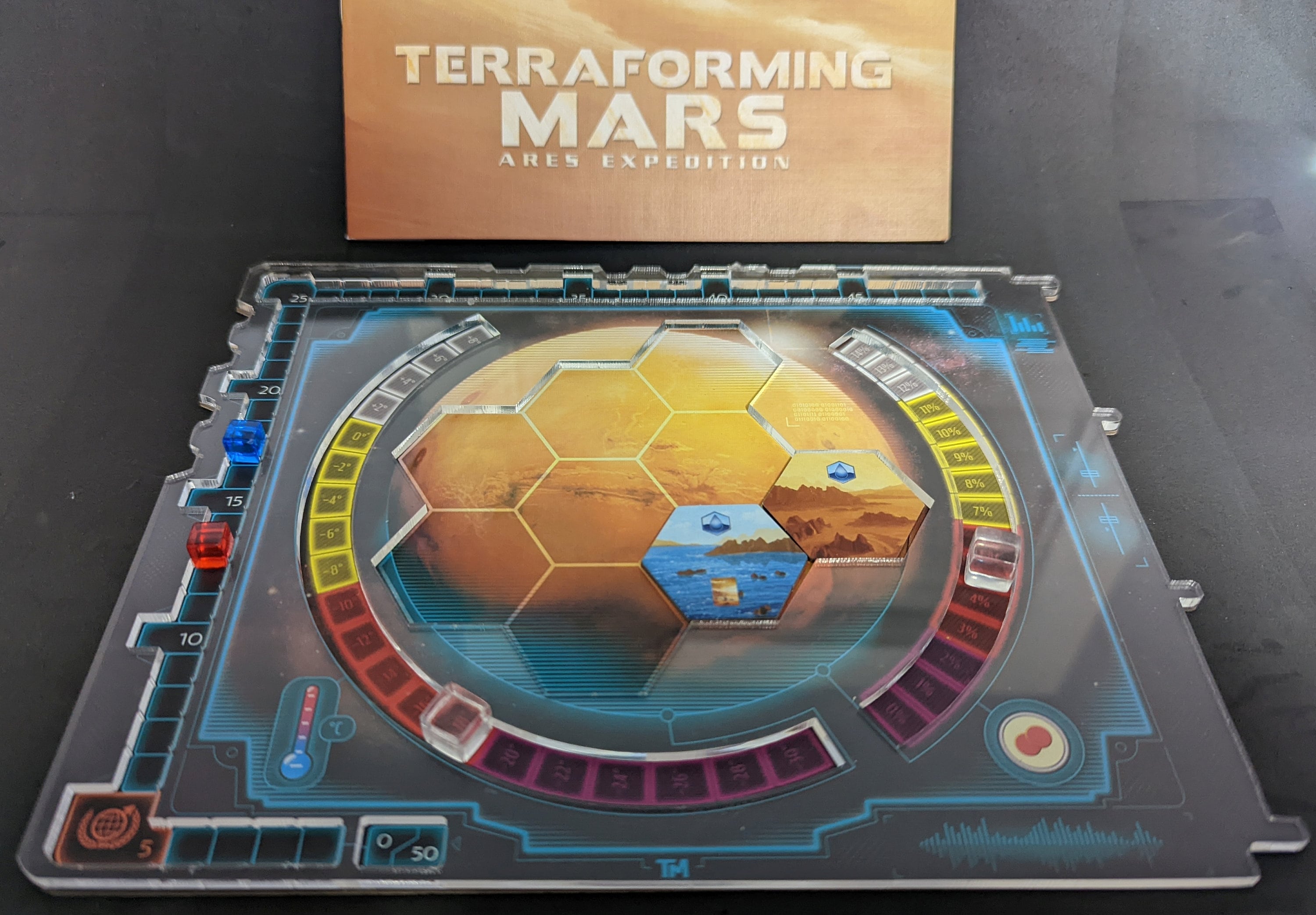 Terraforming Mars: Ares Expedition Overlay for Game Board 