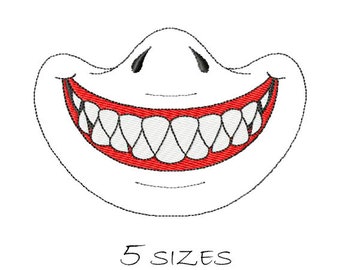 Download Shark Face Smile Etsy