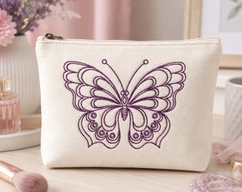 Butterfly Silhouette, Machine Embroidery Design, Butterfly outline, Butterfly Embroidery, Embroidery Design, Instant Download