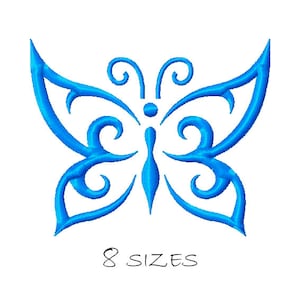 Garden Butterfly outline, Machine Embroidery Design,  Butterfly Embroidery, Butterfly Silhouette, Embroidery Design, Instant Download