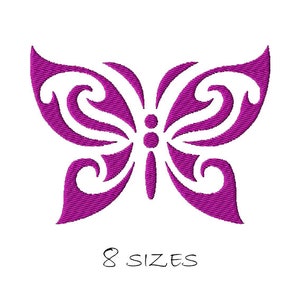 Butterfly outline, Machine Embroidery Design,  Butterfly Embroidery, Butterfly Silhouette, Embroidery Design, Instant Download