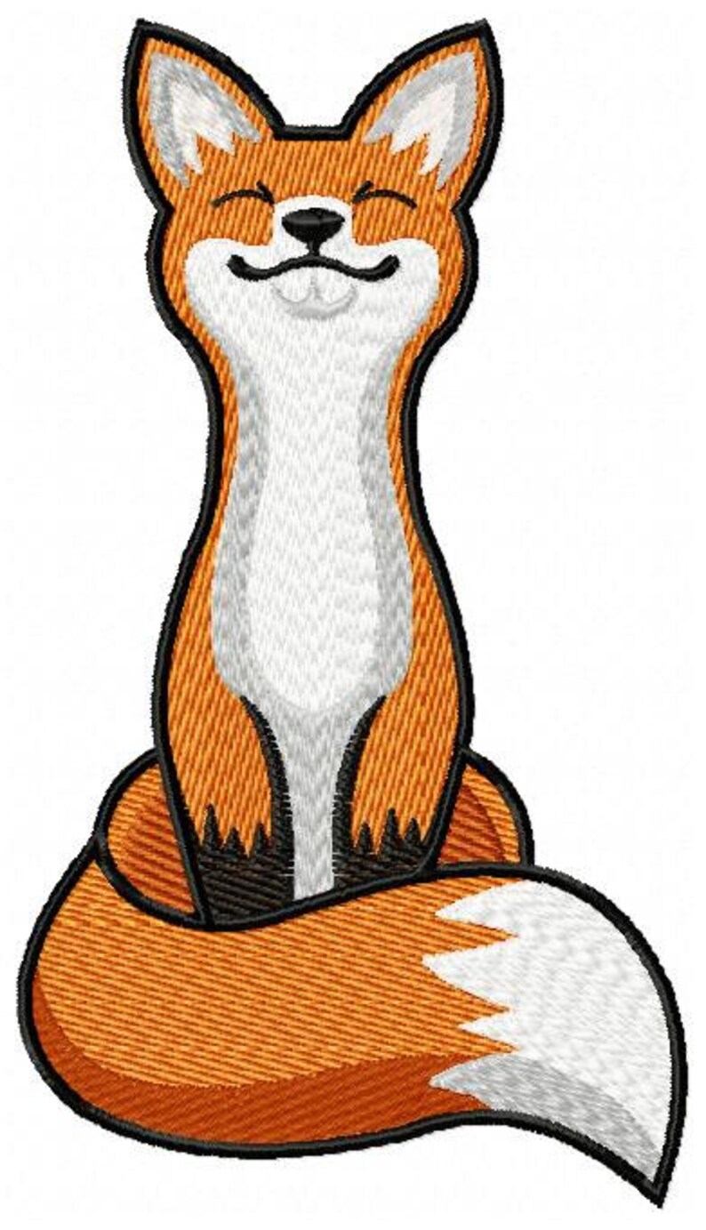 Woodland Fox #16 Machine Embroidery Design Cute Forest Animals Instant ...