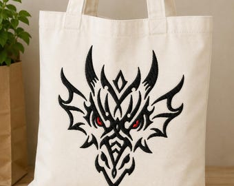 Drache Silhouette Maschinenstickerei Chinesisches Symbol Tiere design Instant Download Füllstich Sticken füllen Wildtier Natur