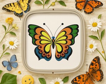 Butterfly Silhouette, Machine Embroidery Design, Butterfly outline, Butterfly Embroidery, Embroidery Design, Instant Download