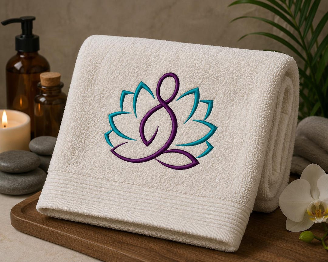 Lotus Machine Embroidery Design Instant Download Floral Embroidery ...