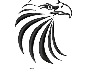 Eagle Silhouette, Machine Embroidery Design, Bird outline, Bird Embroidery, American Eagle Embroidery Design, Instant Download