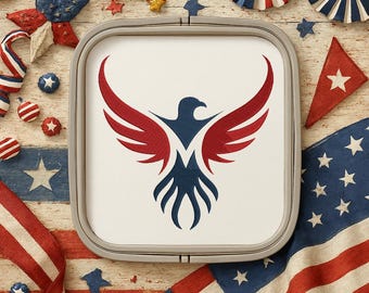 Eagle Silhouette, Machine Embroidery Design, Bird outline, Bird Embroidery, American Eagle, Embroidery Design, Instant Download