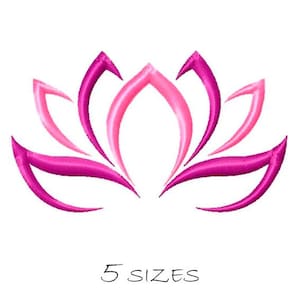 Lotus Machine Embroidery Design Instant Download Floral Embroidery Flower Design Reiki Symbols Yoga Pose Oriental flower Zen meditation