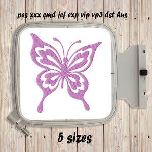 Butterfly outline, Machine Embroidery Design,  Butterfly Embroidery, Butterfly Silhouette, Embroidery Design, Instant Download