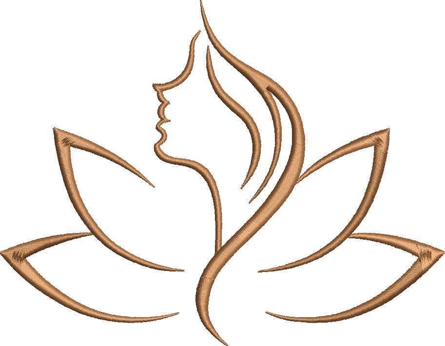 Lotus Machine Embroidery Design Instant Download Floral Embroidery ...