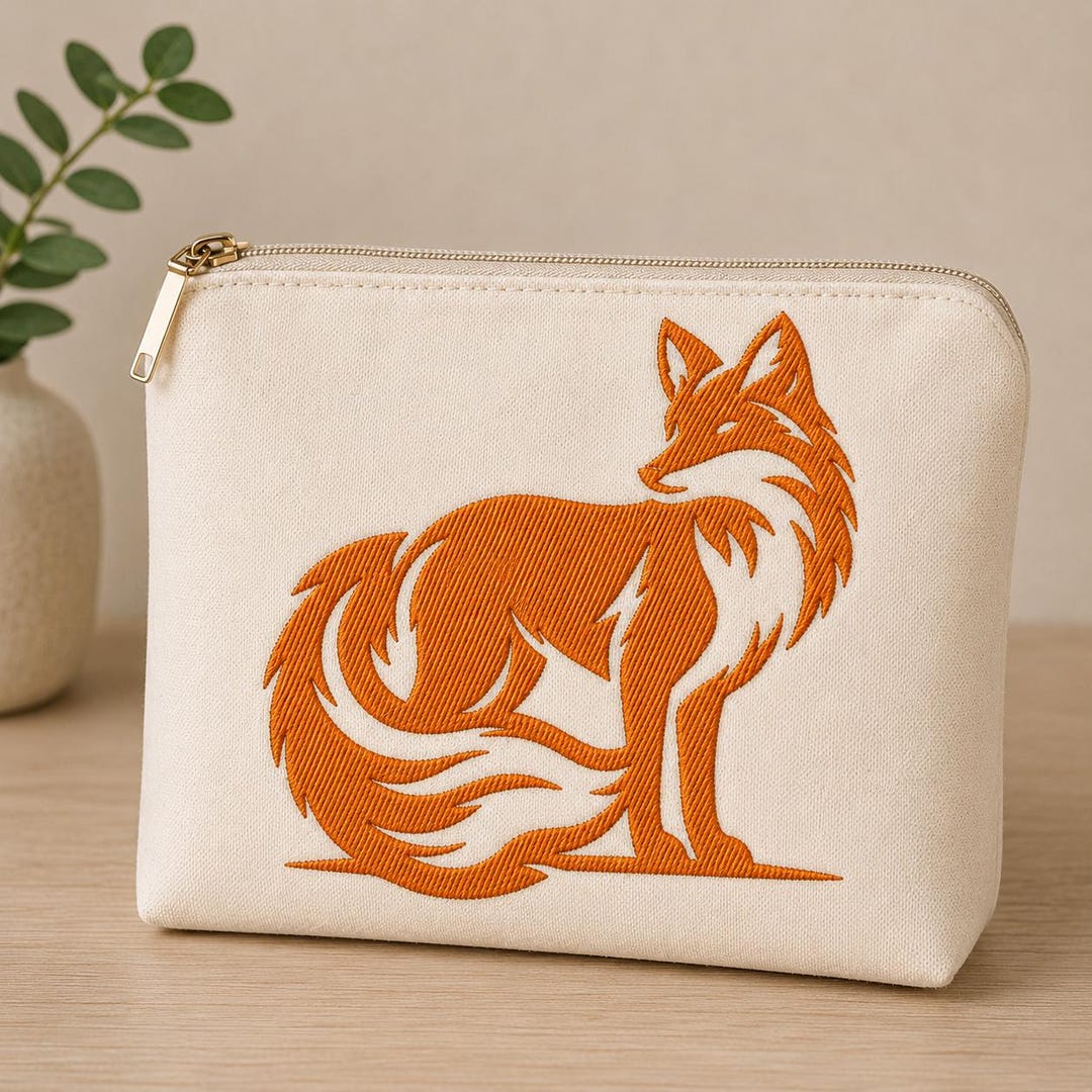 Woodland Fox Machine Embroidery Design Cute Forest Animals Instant ...