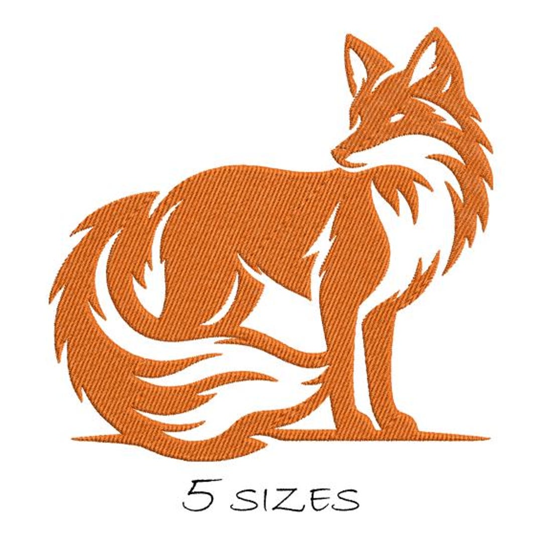 Woodland Fox Machine Embroidery Design Cute Forest Animals Instant ...