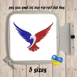 Adler Silhouette, Maschinenstickerei, Vogel Umriss, Vogel Stickerei, Adler Stickdatei, sofort Download