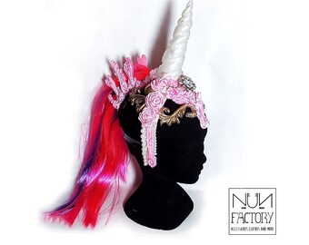 Licorne Unicorn Pink Headpiece