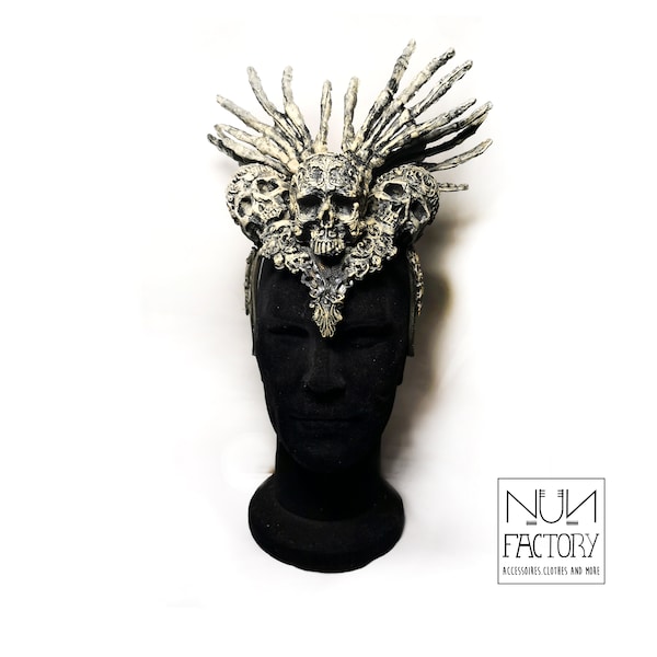 Full Skull Headpiece/ Coiffe Squelette 1