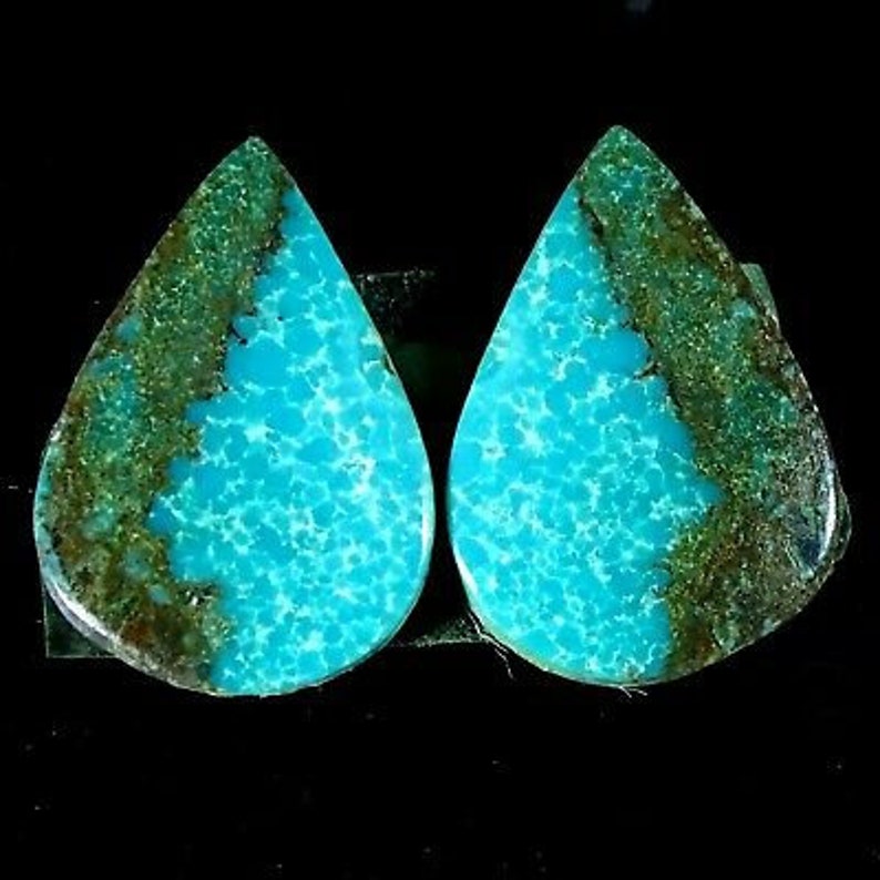 Turquoise Stone Turquoise Pair Natural Turquoise