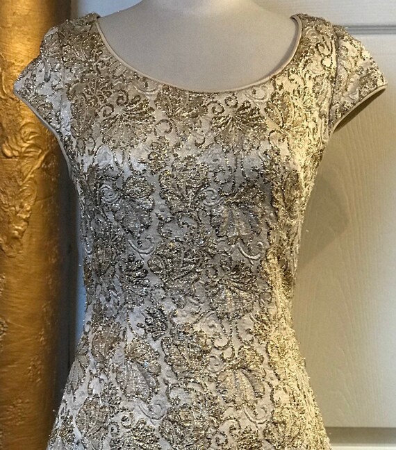 1960’s Vintage Glam Evening Gown, Bond Girl, Holid