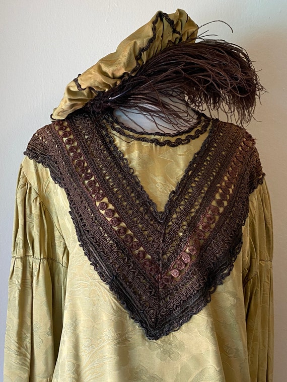 Vintage Theatre Costume Tunic and Muffin Cap Medie