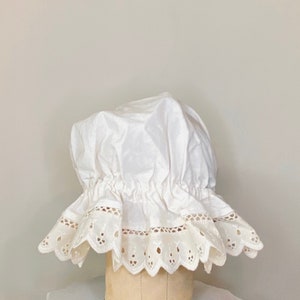 Handmade XL Mop Cap Maids Cap Colonial Cap