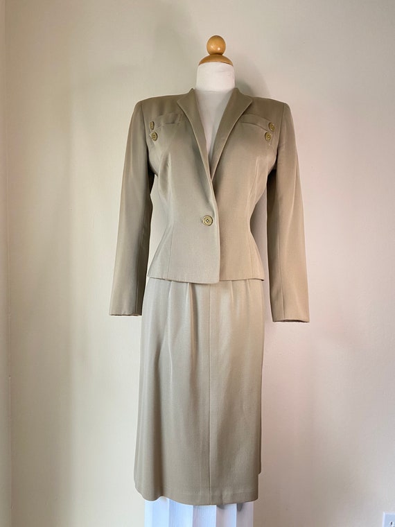1930s Vintage Suit Sm Wool Gabardine - image 2