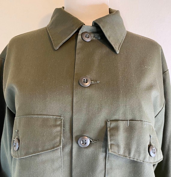 50s Army Utility Shirt XL American
