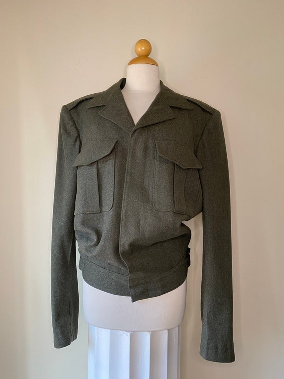40s WWII British 44L Eisenhower Officers Field Jac