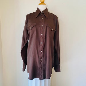1970s H Bar C Ranchwear Pearl Snap Cowboy Shirt