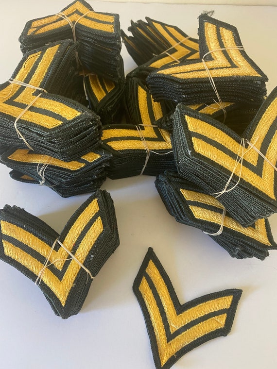 Army Surplus 20 Pc Vintage Corporal Patches Gem