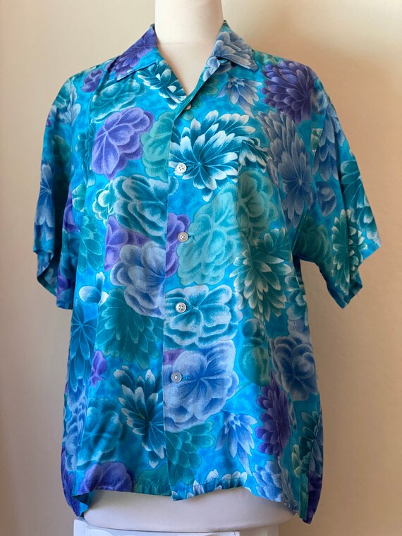 1950s Vintage Mona Loa Aloha Leisure Shirt Rayon