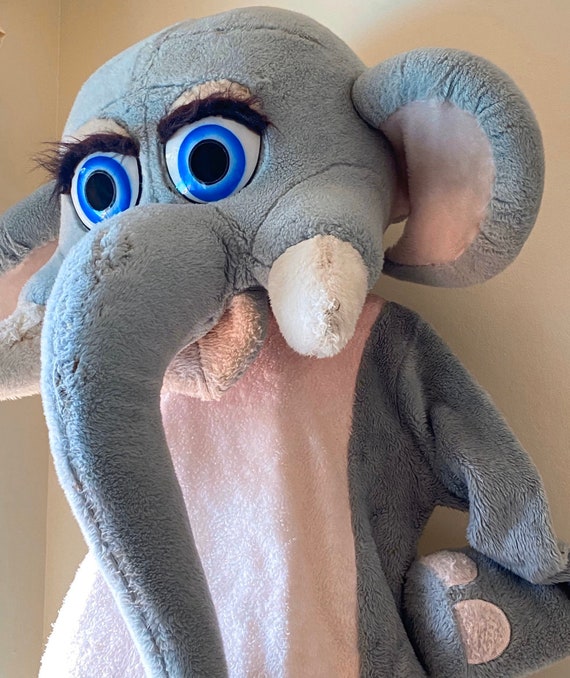 Elephant Mascot Safari Circus Costume Professional