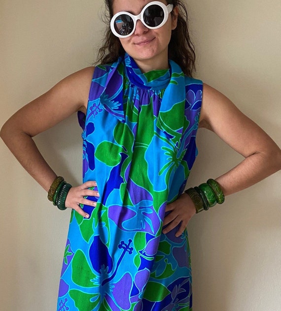 Vintage1960’s Aloha Hostess Dress Muumuu